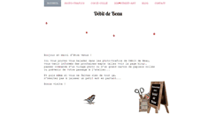 Desktop Screenshot of debitdebeau.com