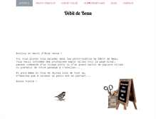 Tablet Screenshot of debitdebeau.com
